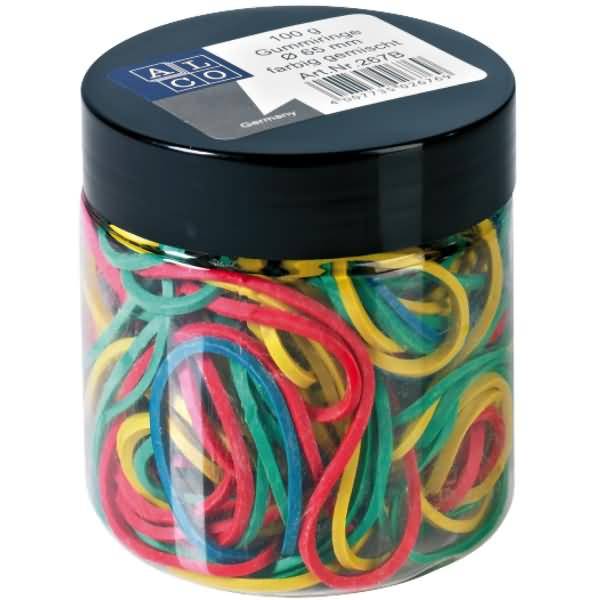Gummiring Naturkautschuk 65mm sortiert 100g-0