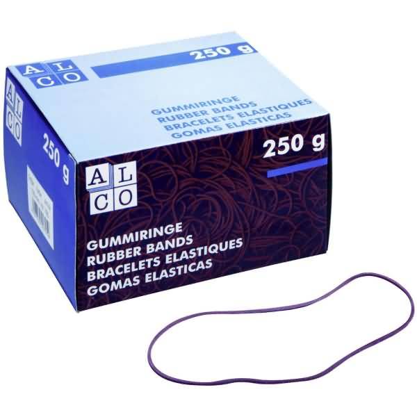 Gummiring Naturkautschuk 65mm rot 250g