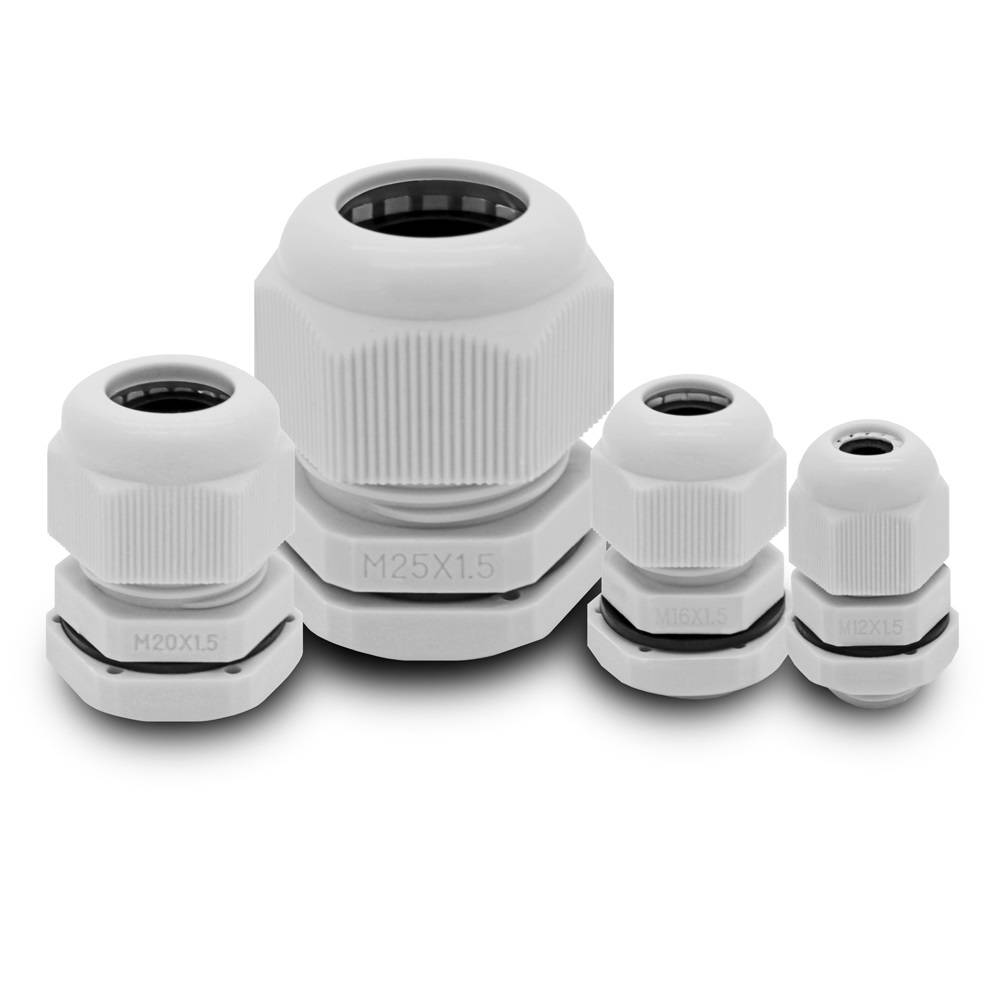 Symbolbild für Sicherungskasten IP65 Aufputz 36 Module + 40 Kabelverschraubungen M12- M25 Feuchtraum Verteiler Set