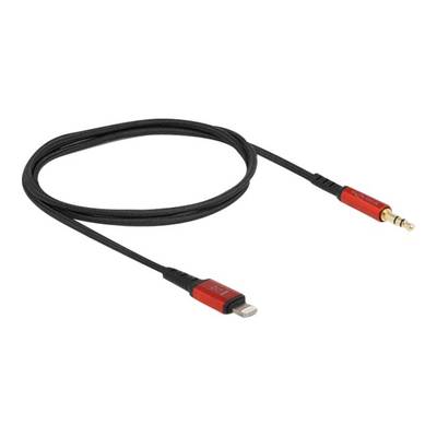Delock - Kabel Lightning auf Kopfhöreranschluss - Lightning männlich bis Stereo Mini-Klinkenstecker männlich - 50 cm - S