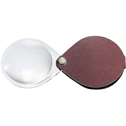 Eschenbach 1740160 Leder-Einschlaglupe Vergrößerungsfaktor: 3.5 x Linsengröße: (Ø) 60 mm Rot