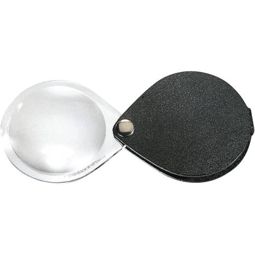 Eschenbach 1740530 Leder-Einschlaglupe Vergrößerungsfaktor: 6 x Linsengröße: (Ø) 30 mm Schwarz