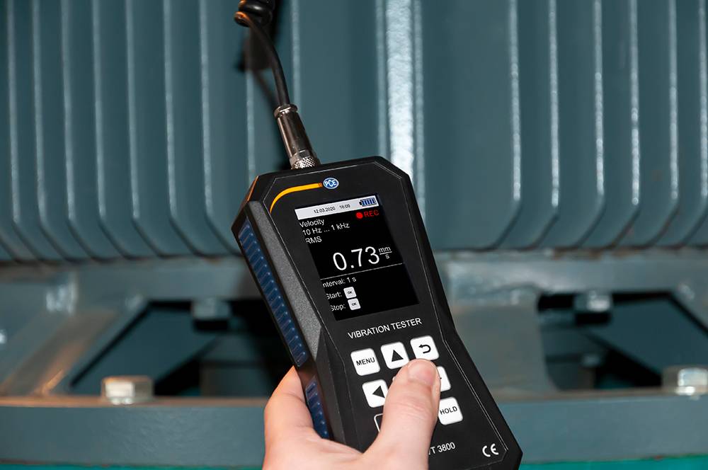 PCE Instruments Vibrationsmessgerät PCE-VT 3900 inkl. FFT Analyse ...