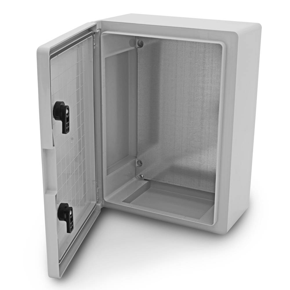 Schaltschrank IP65 ABS Kunststoff Gehäuse 400x500x175 mm mit Montageplatte Verteilerkasten-2