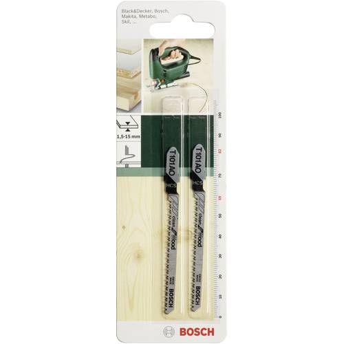 Thumbnail - Bosch Accessories 2609256723 Stichsägeblatt HCS, T 101 AO Clean for Wood 2 St.