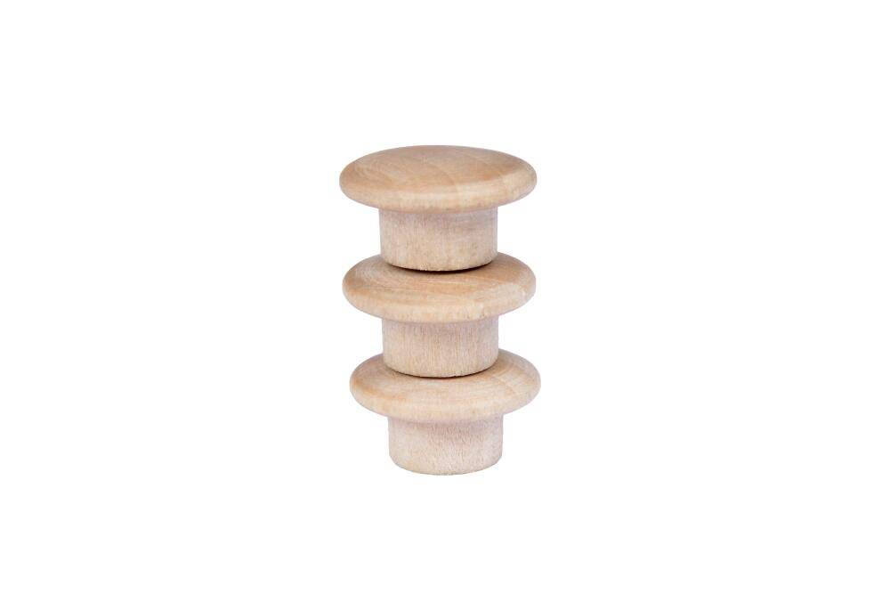 Magnet,Ø 25mm,Holz,natur-3