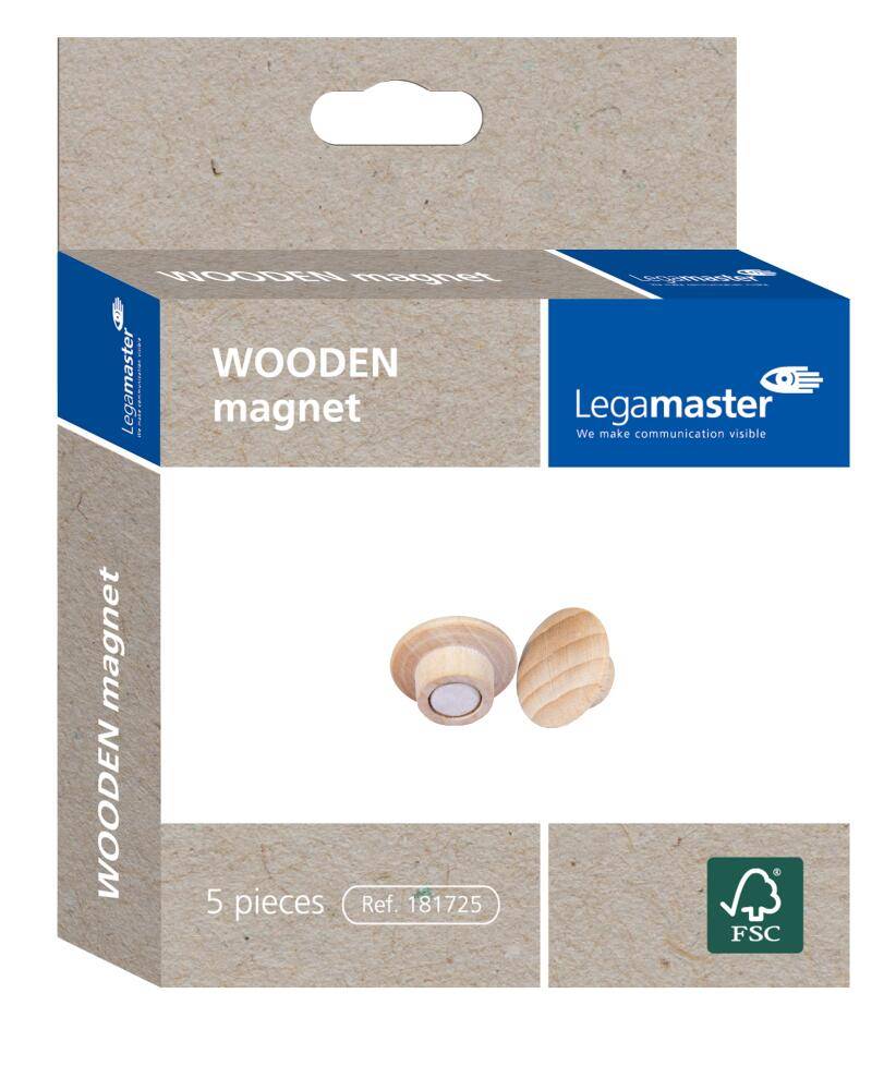 Magnet,Ø 25mm,Holz,natur-4