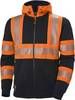 Warnschutz-Kapuzen-Sweatjacke ICU Klasse 1 79273_269-L Größe L Farbe warnorange / schwarz