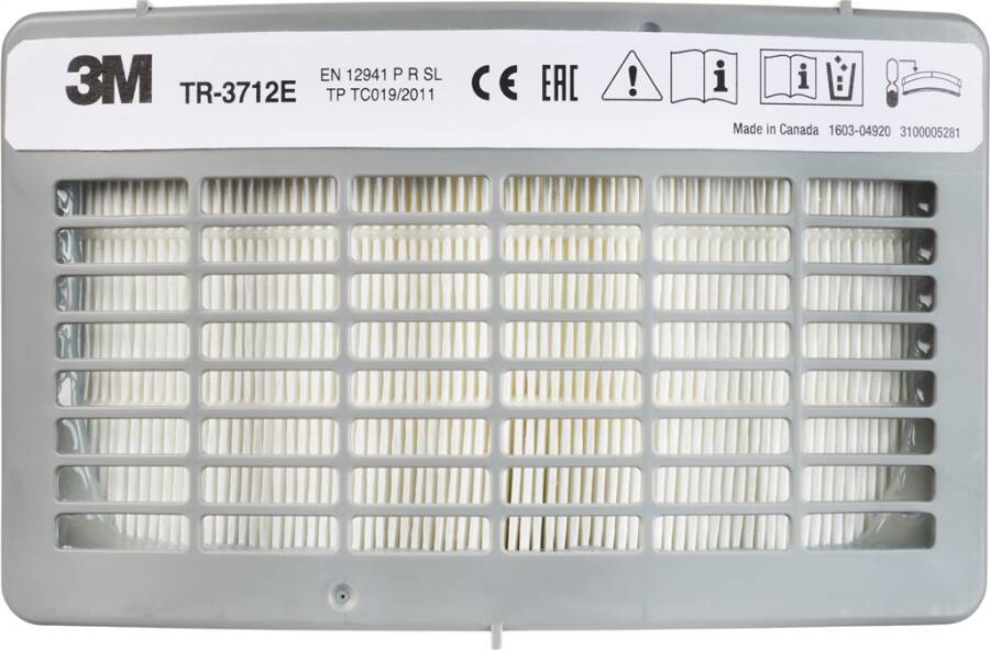 P3 Partikelfilter TR-3712E TR-3712EN Ausführung P3 Partikelfilter 3M-Nr TR-3712E Eigenschaften gegen Gase, Dämpfe und Pa-0