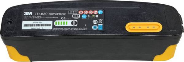 Gebläseeinheit Versaflo™ TR-830 Standard-Batterie TR-830 Typ Standard-Akku 3M-Nr TR-830