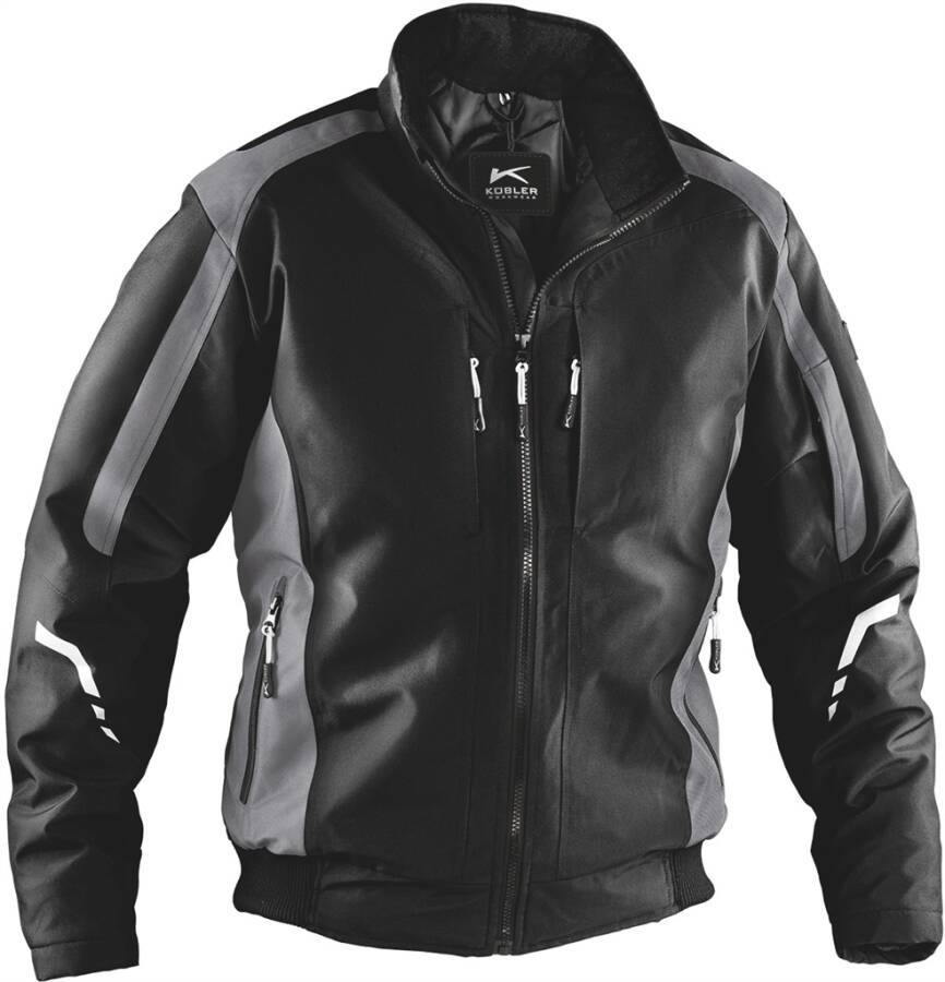 Pilotenjacke 13675229-9997-L Größe L Farbe schwarz / anthrazit-0