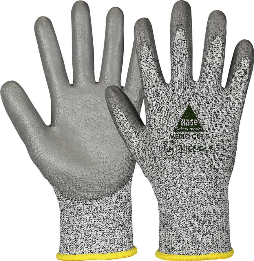 Schnittschutzhandschuh Medio Cut 5 508440-08 Größe 08 Farbe grau Trägermaterial Hybridgarn, Glasfaser Gauge 13 Mat.-St-0