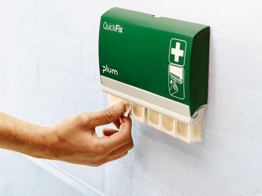 PLUM Pflasterspender QuickFix, mit wasserfesten Pflastern-1