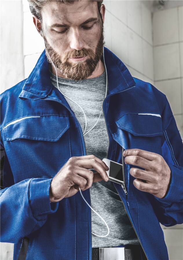 Kübler Jacke Pulsschlag Farbe: Schwarz/Blau Gr. 54-2