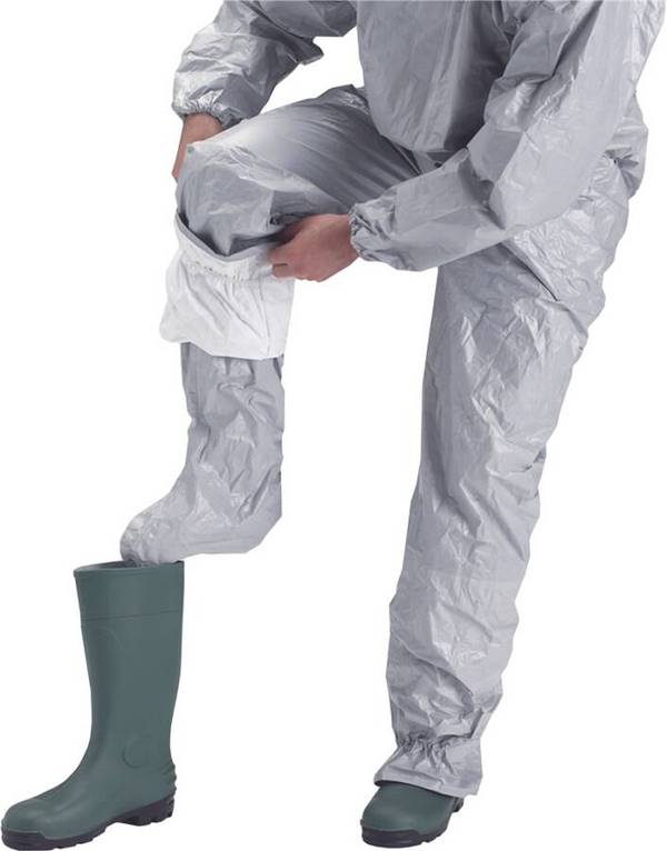 Tychem® 6000 F D13495126 Größe L Farbe grau Ausführung mit Füßlingen
