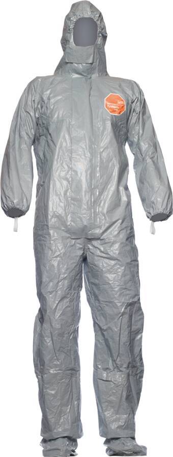 Tychem® 6000 F D13495126 Größe L Farbe grau Ausführung mit Füßlingen-1