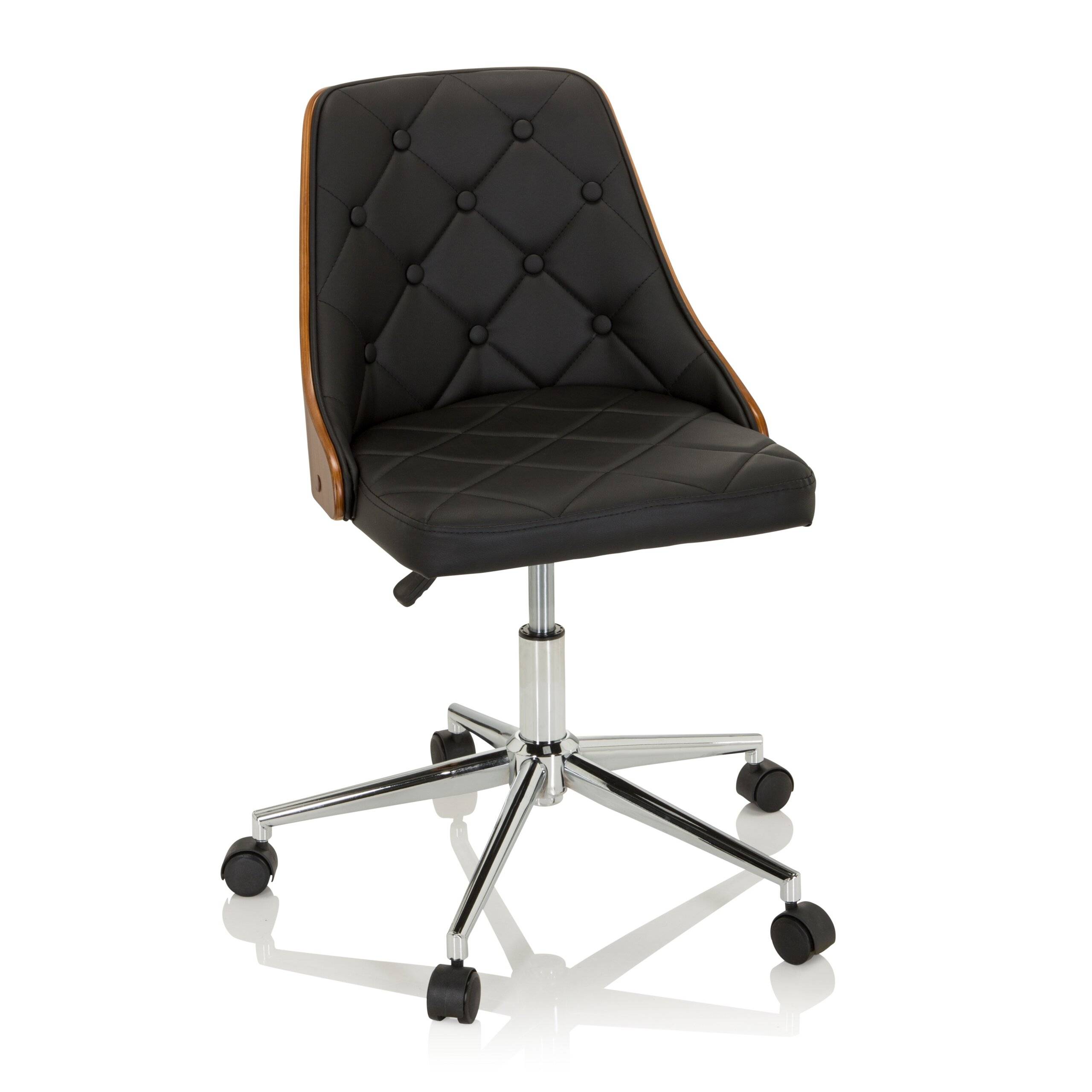 Bürostuhl Chefsessel CENCA Kunstleder schwarz hjh OFFICE-0