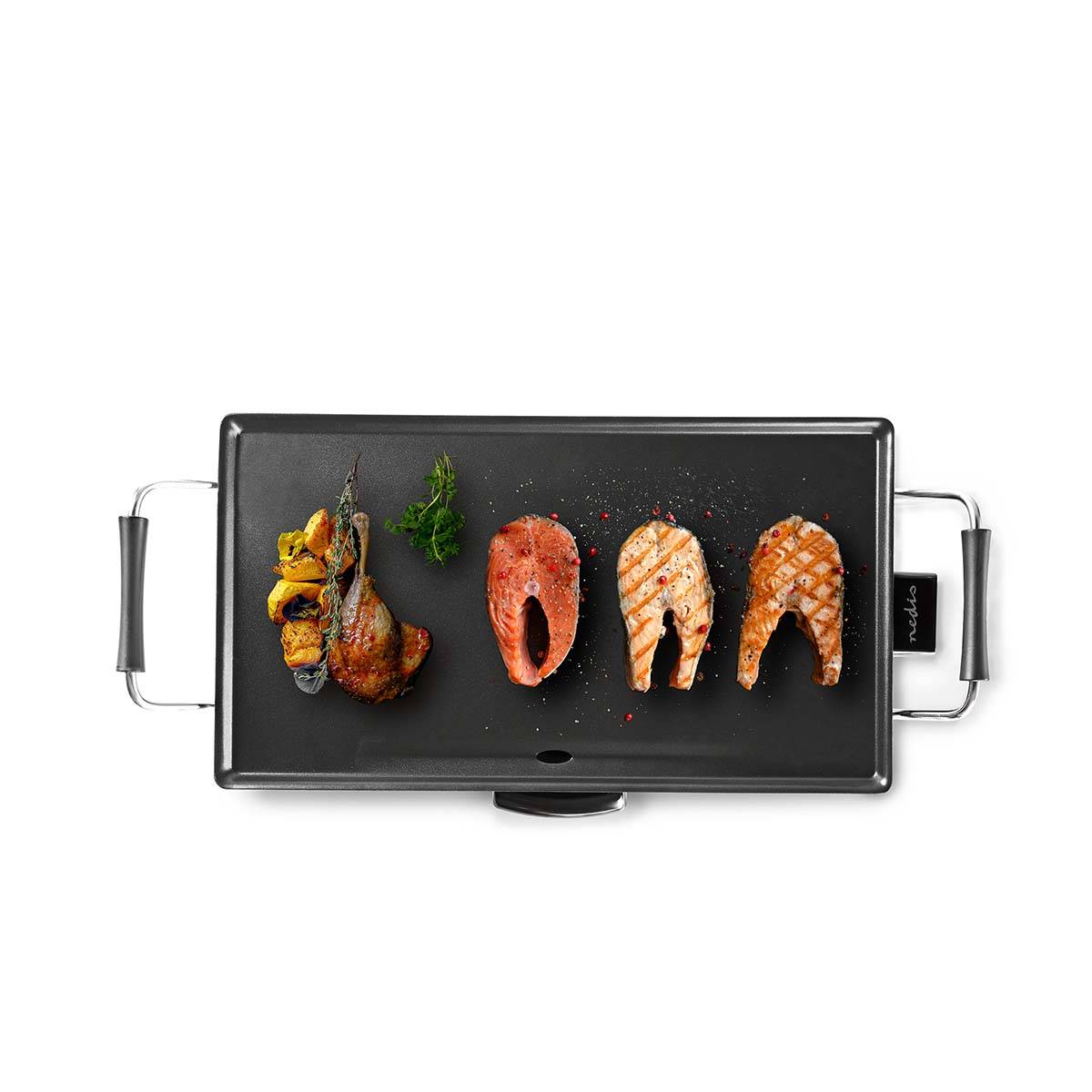 Nedis Teppanyaki-Tischgrill | FCTE110EBK50 | Schwarz-2