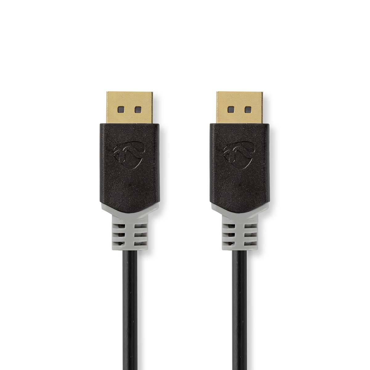 Nedis DisplayPort-Kabel 1.4 | DisplayPort-Stecker – DisplayPort-Stecker | 2,00 m | Anthrazit-1