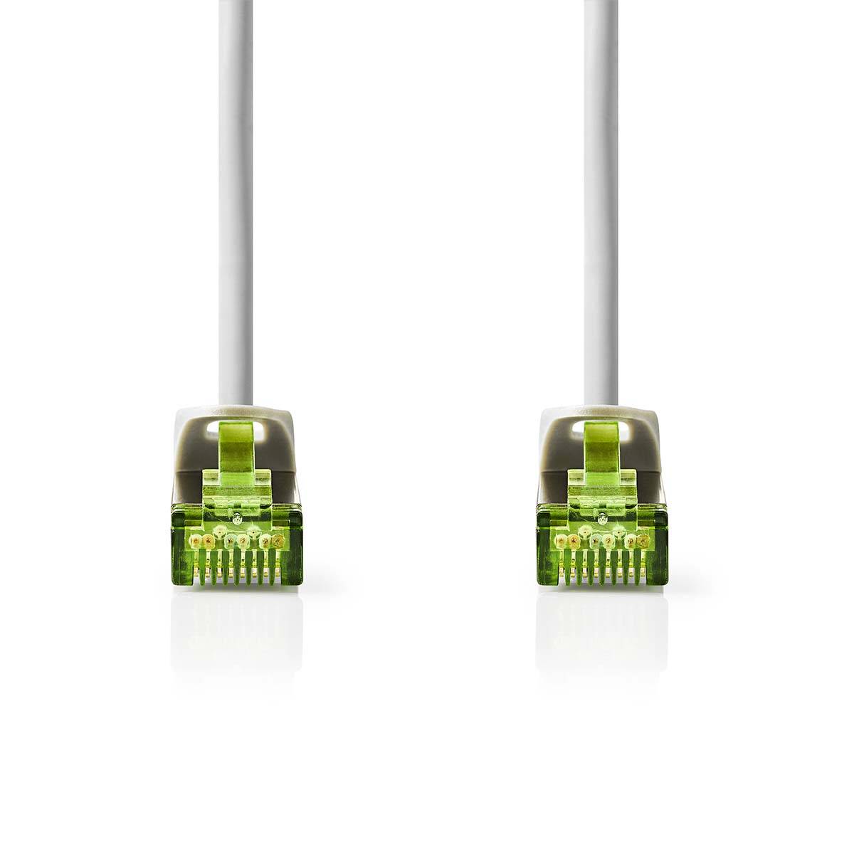 Nedis Cat 7 Kabel | S/FTP | RJ45 | RJ45 | 5.0 m | Rund | LSZH | Grau | Verpackung mit Sichtfenster-0