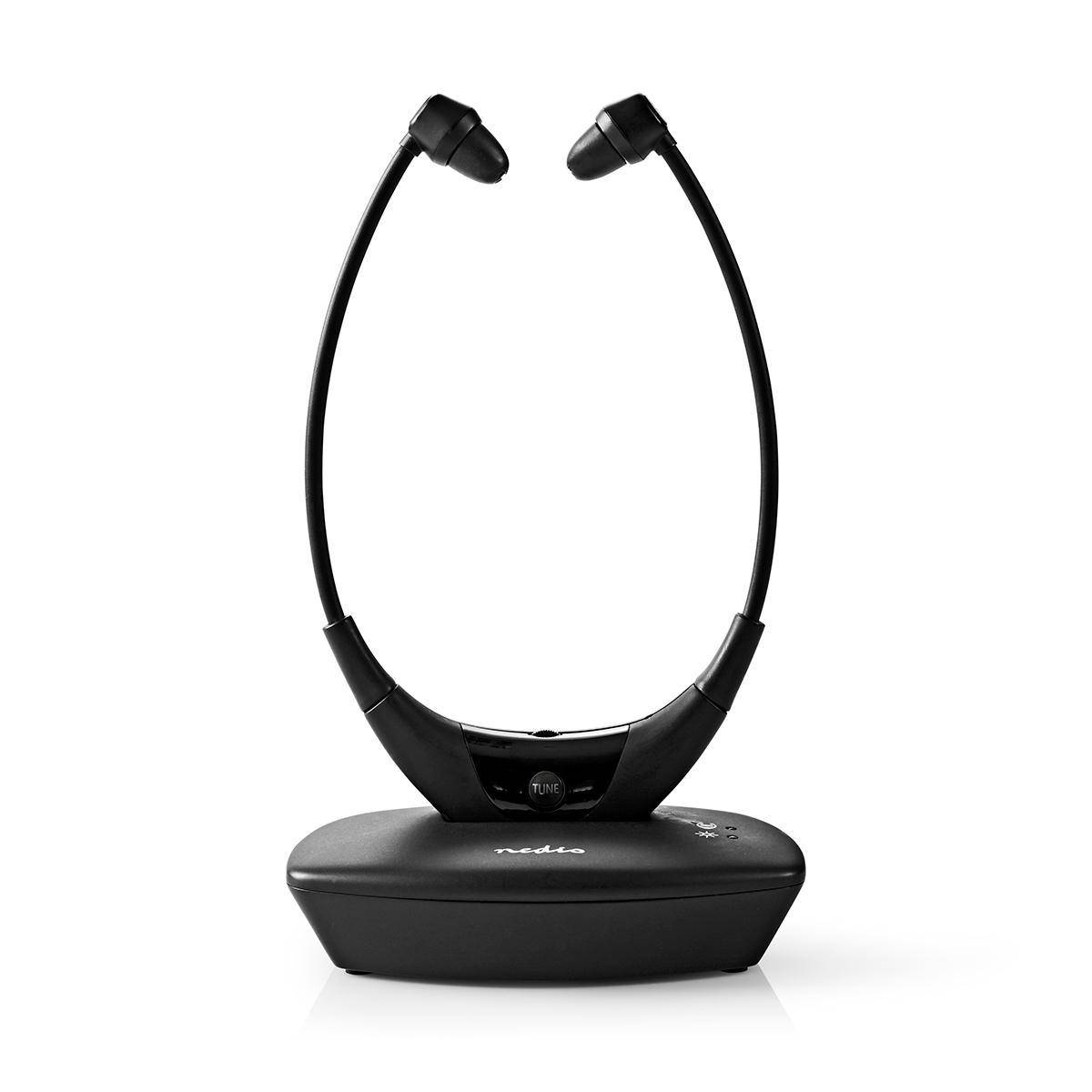 Nedis Kabellose Kopfhörer | Radiofrequenz (RF) | In-Ear | Ladestation | schwarz-0
