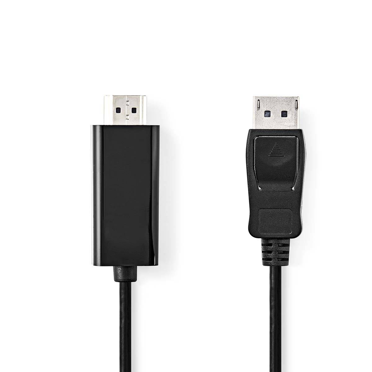 Nedis DisplayPort - HDMI-Kabel | DisplayPort-Stecker - HDMI-Verbinder | 2,0 m | Schwarz-1