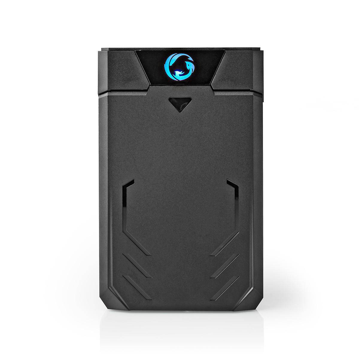Nedis Festplattengehäuse | GHDDE25300BK | Schwarz-1