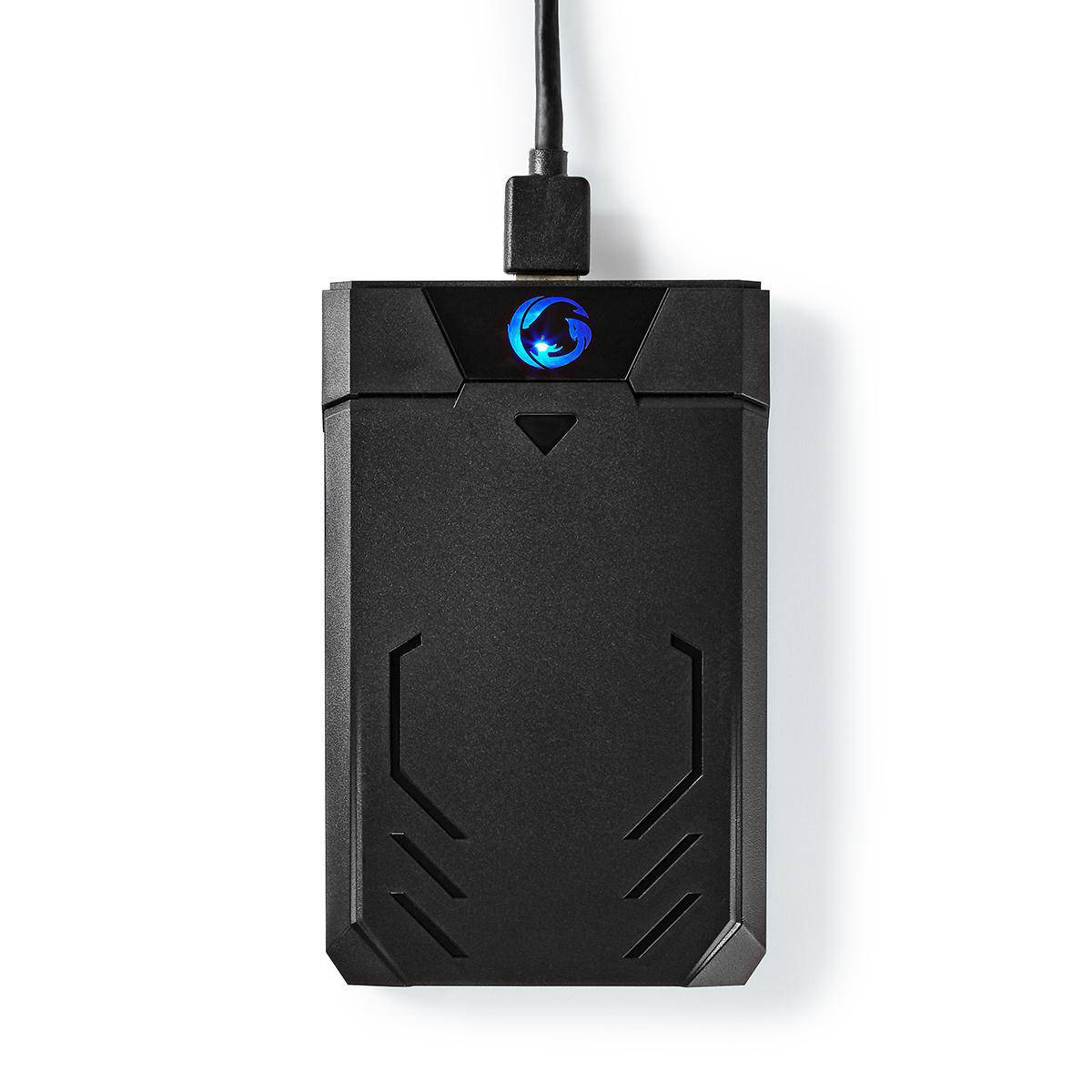 Nedis Festplattengehäuse | GHDDE25300BK | Schwarz-3