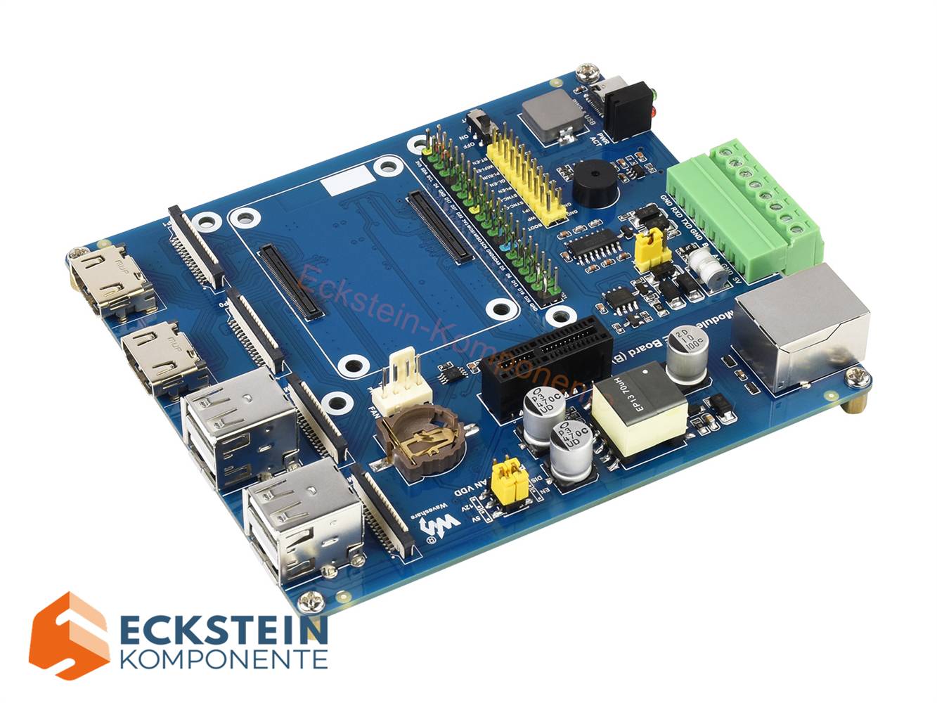 WaveShare IO Board with PoE (Type B) for Raspberry Pi Compute Module 4-6