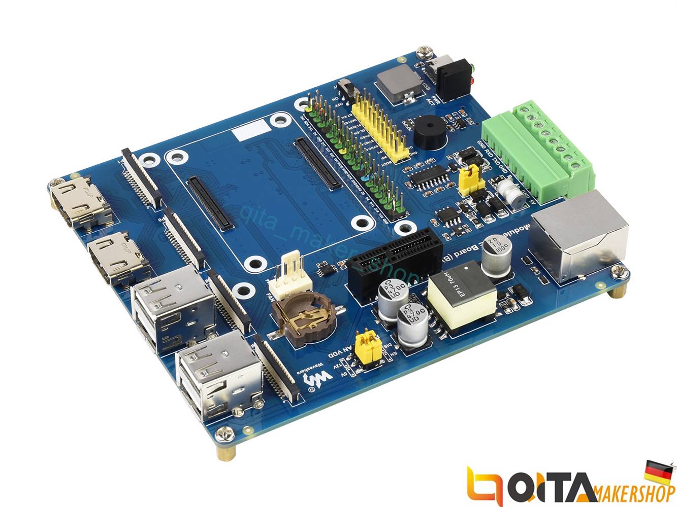 WaveShare IO Board with PoE (Type B) for Raspberry Pi Compute Module 4-7