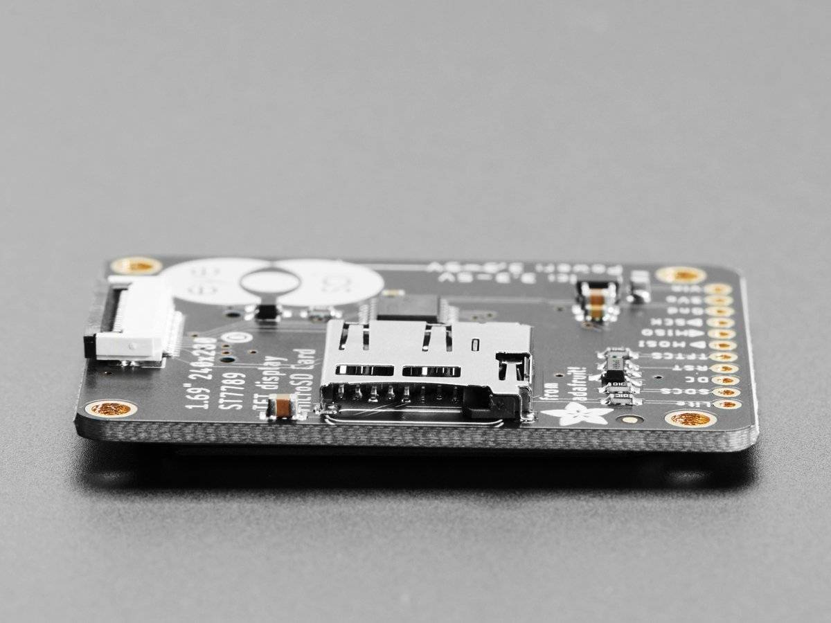 Adafruit 1.69inch 280x240 Round Rectangle Color IPS TFT Display for Arduino-3