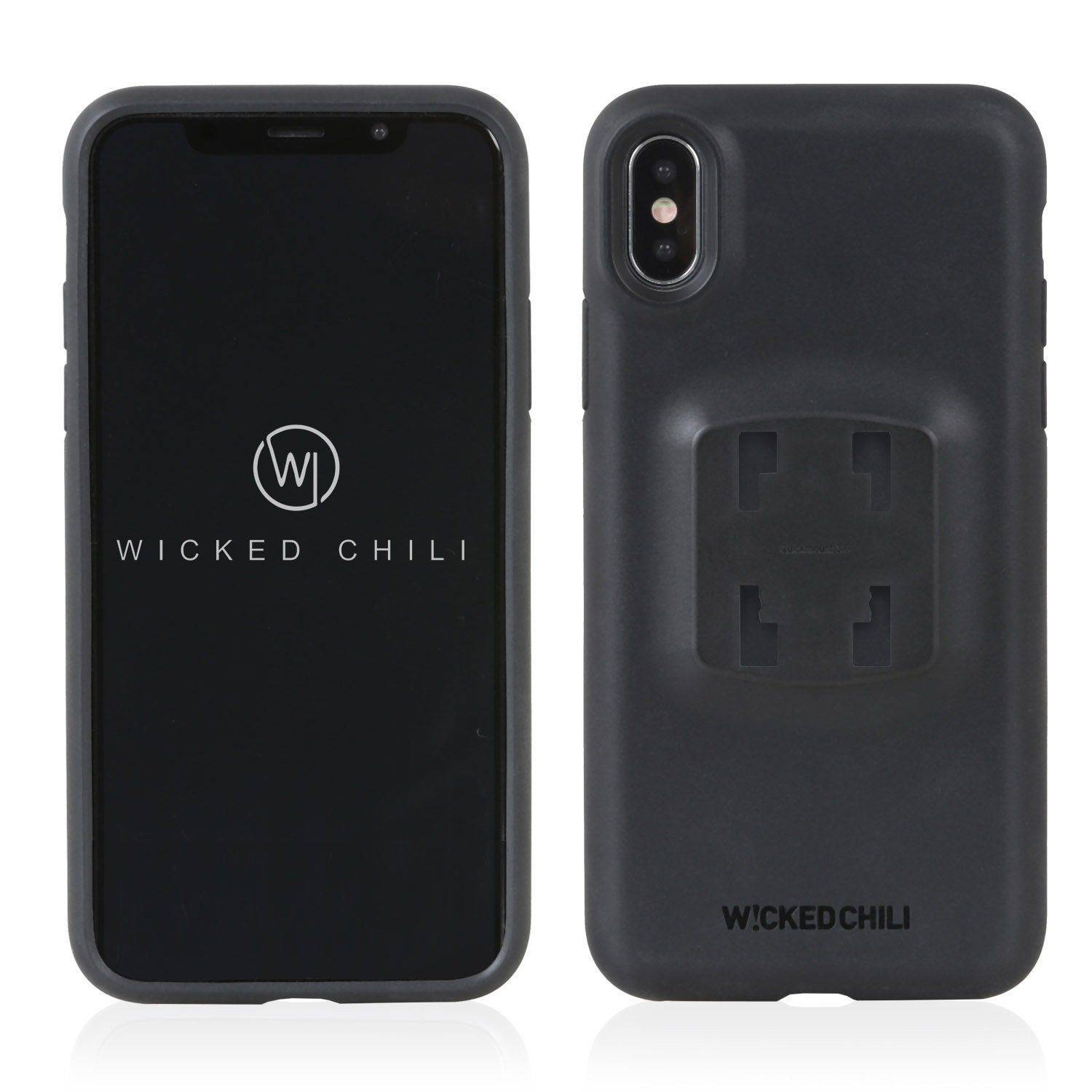 QuickMOUNT Case für iPhone XS / iPhone X - Schutzhülle geeignet für HR, iGrip KFZ, Auto, Fahrrad, Halterung-0