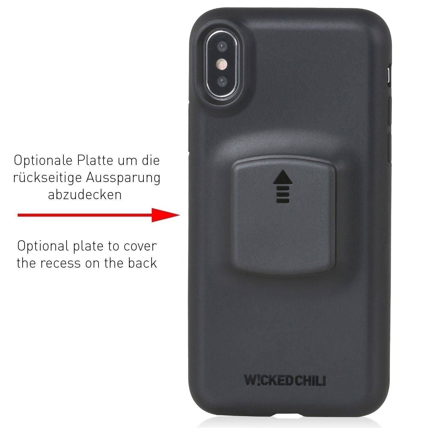 QuickMOUNT Case für iPhone XS / iPhone X - Schutzhülle geeignet für HR, iGrip KFZ, Auto, Fahrrad, Halterung-2