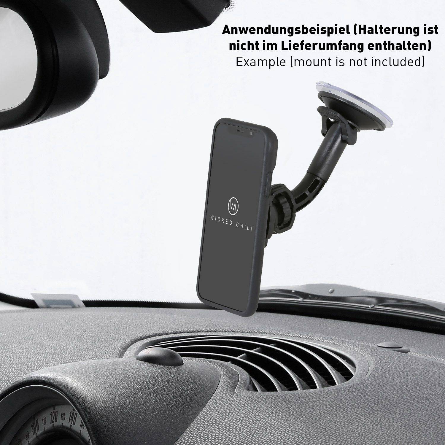 QuickMOUNT Case für iPhone XS / iPhone X - Schutzhülle geeignet für HR, iGrip KFZ, Auto, Fahrrad, Halterung-3