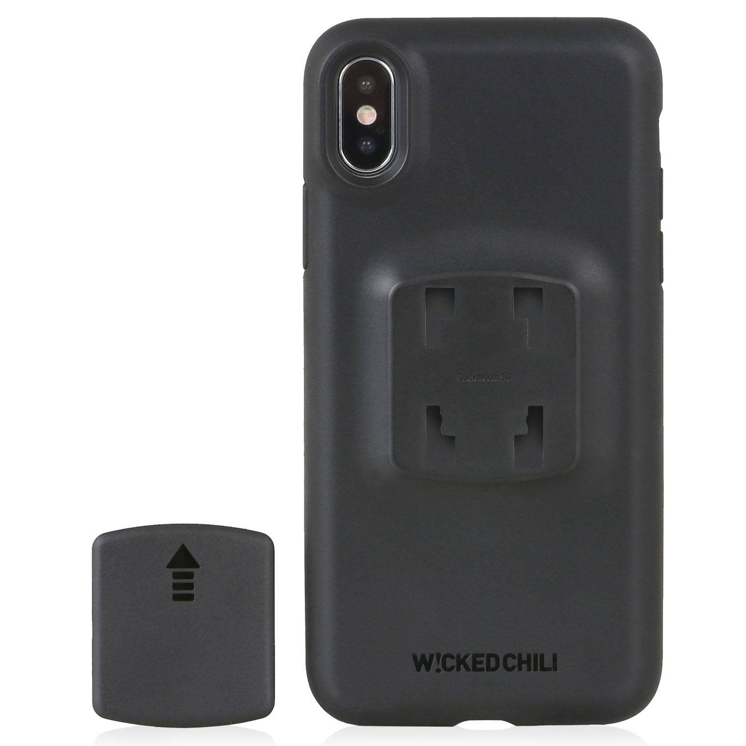 QuickMOUNT Case für iPhone XS / iPhone X - Schutzhülle geeignet für HR, iGrip KFZ, Auto, Fahrrad, Halterung-4