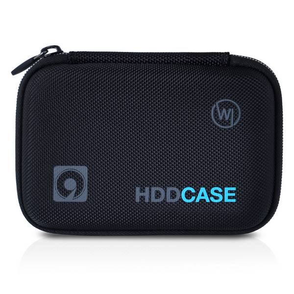 Wicked Chili 2,5 Zoll Schutzhülle Tasche für SSD / HDD Festplatte (für 2 Festplatten und 2 Datenkabel)