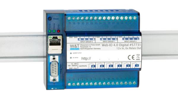 Web-IO 4.0 Digital 12x In / 12x Out / 1x RS232