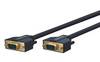 Clicktronic 70351 VGA Kabel Premium Monitorkabel Full HD @ 60Hz Highspeed Bildschirmkabel VGA Stecker 15 Pin Grau 2m