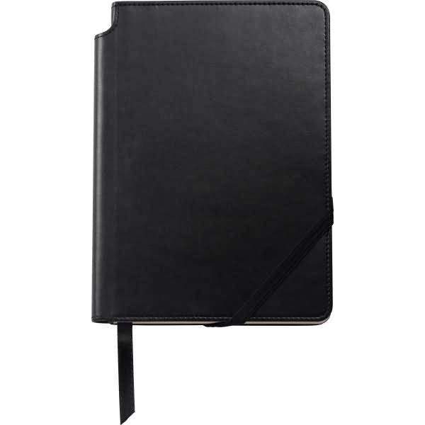 Journal Klassik Mittel liniert schwarz-0