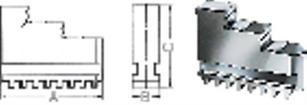 Drehbackensatz f.Futter-D.160mm in.gestufte Backen geh.3St./VE RÖHM-2