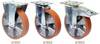 Bockrolle 150mm 250kg Guß-PUR 138x109mm Alu.BS ROLLEN