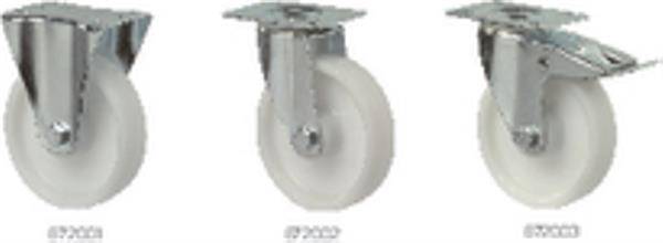 Transportgeräterollen, Lenkrolle, Rollenkorblager, Traglast 300kg, DM: 200 mm-1