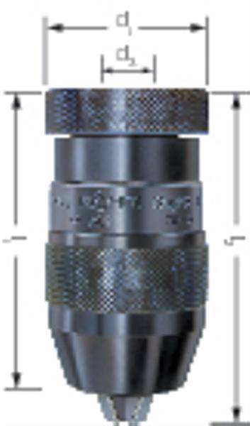 Schnellspannbohrfutter Supra S 1-13mm B16 verkürzt RÖHM - Artikel: 4019208014449-2