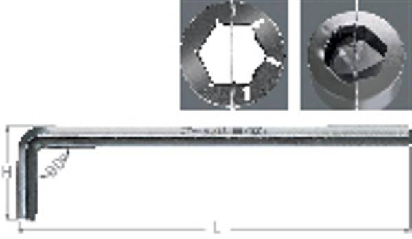 Winkelschraubendreher 05021610001950 L Hex-Plus SW 2,5-1