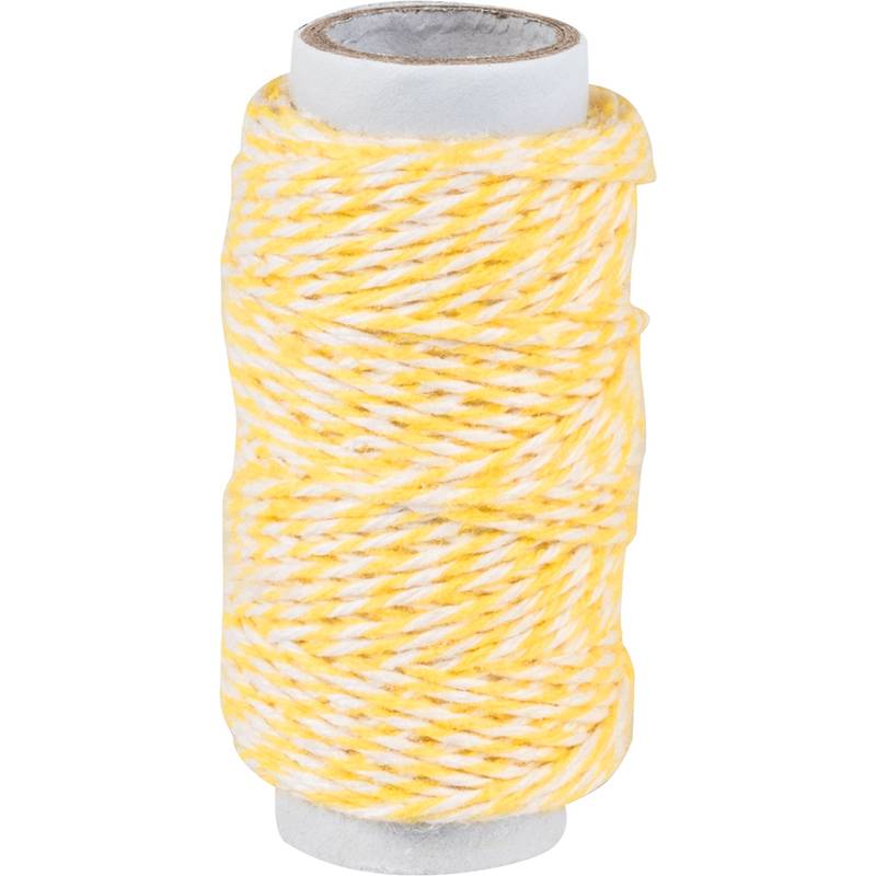 Dekoschnur gelb 1mmx20m-0