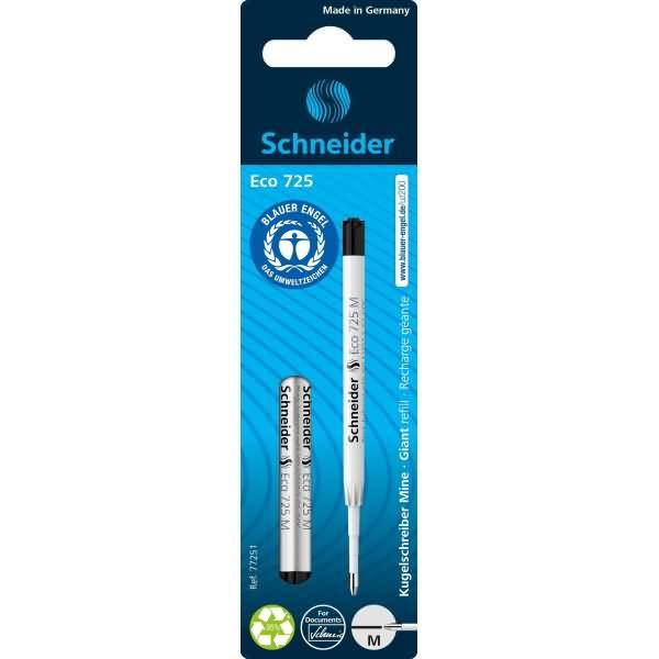 Kugelschreibermine Eco 725 M schwarz VE=2 Stück Blister-0