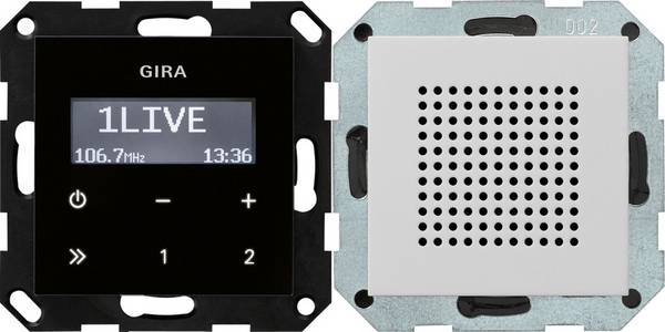 Gira UP-Radio 2280015 grau Kunststoff