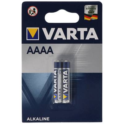 Varta 4061 Electronics AAAA Batterie 88422, Herst.Nr: 04061101402, ca. 41,5x8,3mm