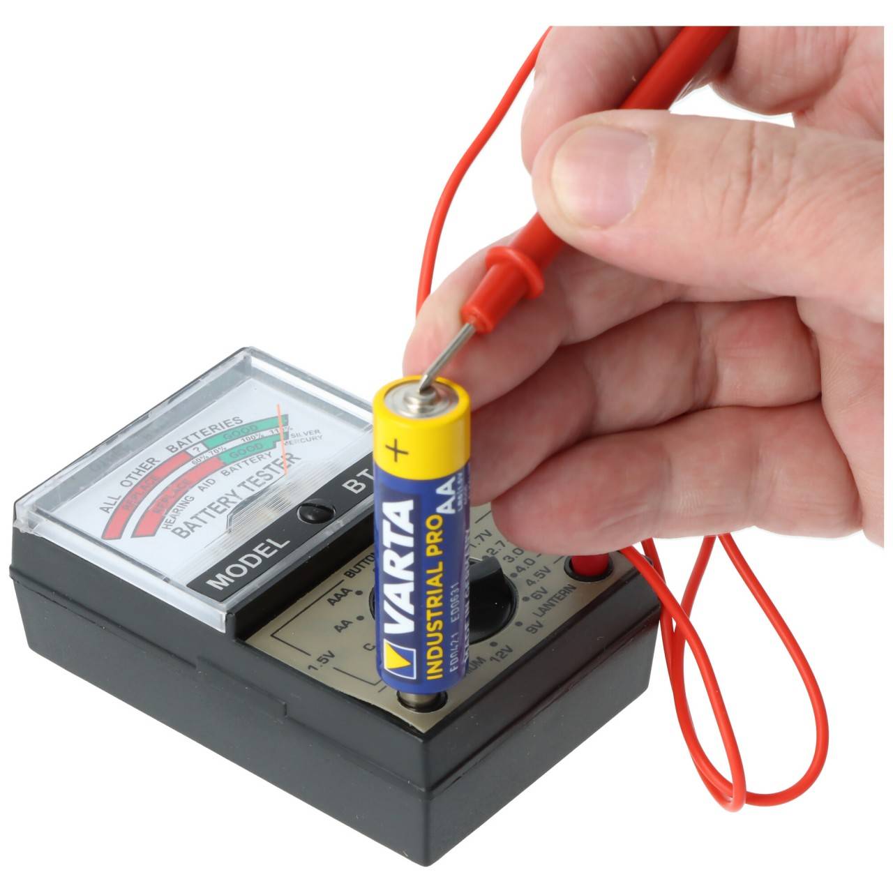 Universal Batterie Tester für viele Knopfzellen und Batterien-1