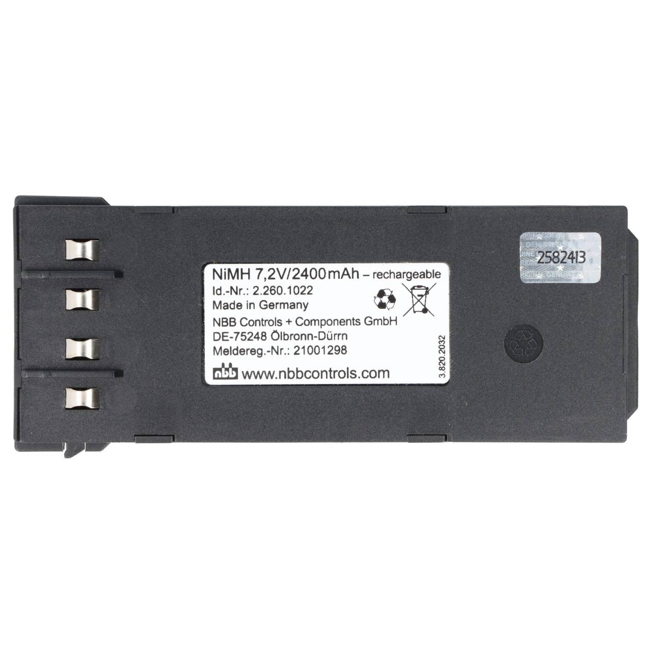 Original-Kranakku NiMH 7,2V 2400mAh Originalakku NBB Nano 22501000-0
